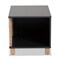 Baxton Studio Eckhart ModernTwo-Tone Dark Grey and Oak Finished Wood Cat Litter Box Cover House 194-11760-ZORO - alternate 3